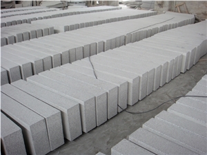 China Grey Granite Flamed Kerbstones China Grey Granite Flamed Kerbstones