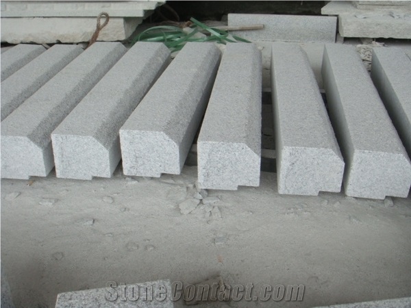 China Grey Granite Flamed Kerbstones