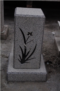 China Grey Granite Garden Lantern Carving, G603 Grey Granite Garden Lanterns