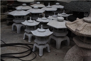 China Grey Granite Japanese Lantern, G603 Grey Granite Lanterns