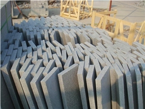 Chinese Gray Granite Flamed Paver, G603 Grey Granite Cube Stone & Pavers