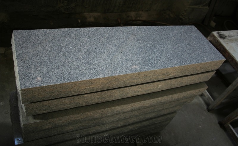 Light Gray G633 Granite American Marker Monument Design
