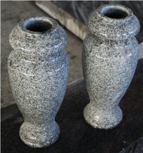 Light Gray G633 Granite Polished Monumental Vases