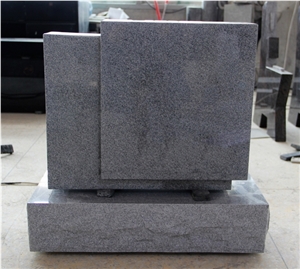 Light Gray Polished Upright Flat Tombstone & Monument Light Gray Polished Upright Flat Tombstone & Monument