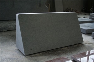 Light Grey G633 Steeled Sanded Cemetery Slant Marker Tombstone