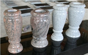 Multicolor Red Polished Round Monumental Vases