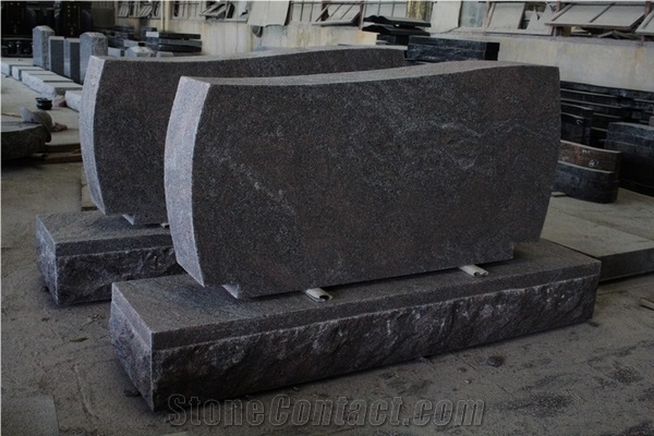 Paradiso Flamed Upright Tombstone & Monument