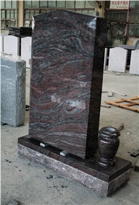 Paradiso Polished Upright Tombstone & Monument