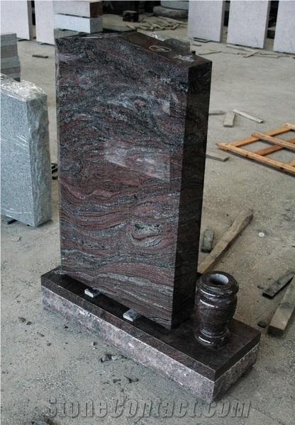 Paradiso Polished Upright Tombstone & Monument