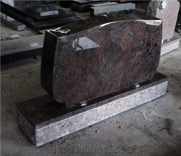 Paradiso Polished Upright Tombstone & Monument