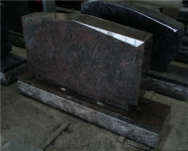 Paradiso Polished Upright Tombstone & Monument