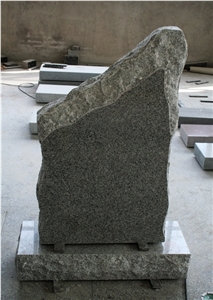 Sierra Gray G603 Polished Mountain Top Tombstone & Monument