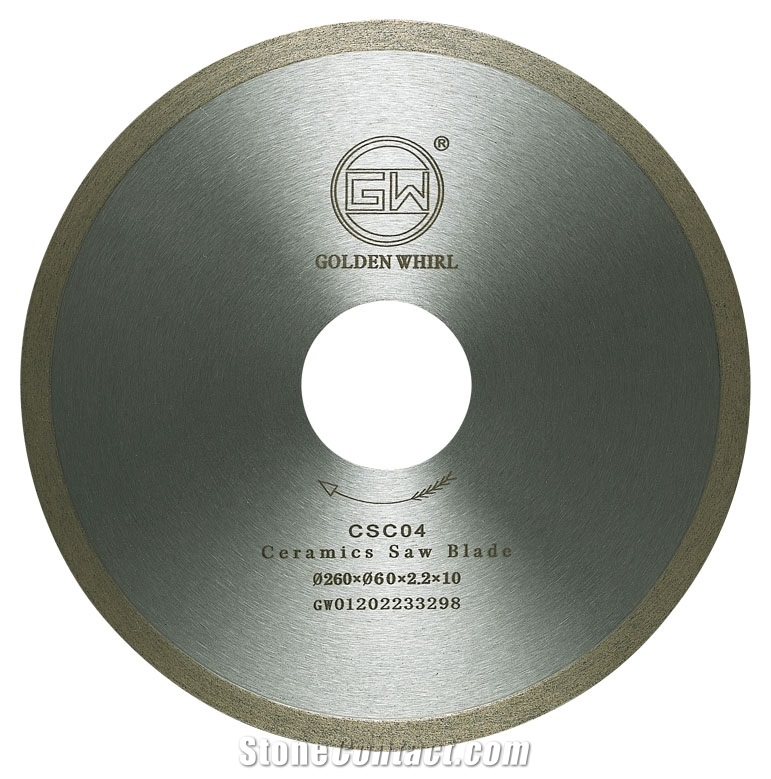 Continuous Tooth Ceramic Saw Blade 260