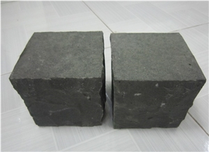Basalt Cubes/Cobbles, Black Basalt Cube Stone & Pavers Basalt Cubes/Cobbles, Black Basalt Cube Stone & Pavers