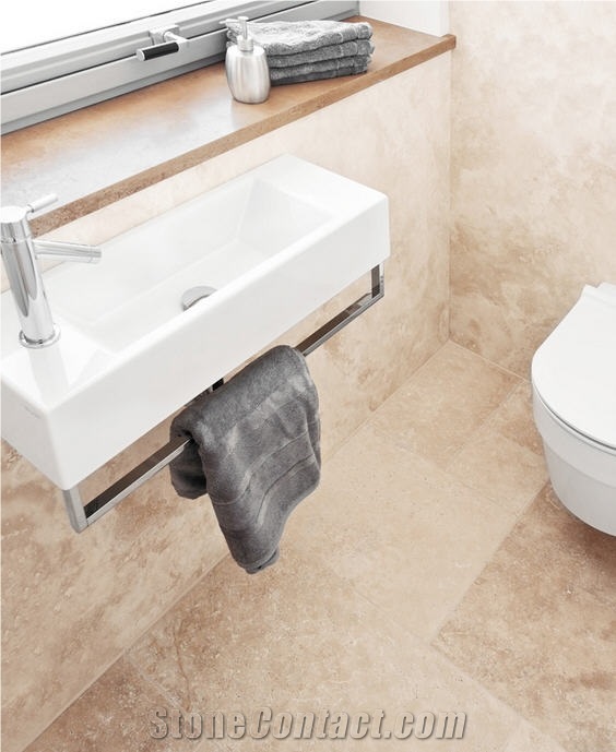Travertino Tuscany Beige Roman Pattern, Floor Tiles