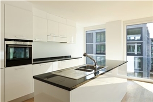 Shiva Black Granite Kitchen Countertop