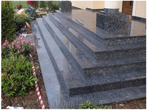 Blue Pearl Granite Stairs & Steps,Norway Blue Granite Stairs & Treads