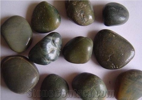 Brown Marble Pebble Stone,Natural Brown Marble Polished River Stone,Brown Gravels