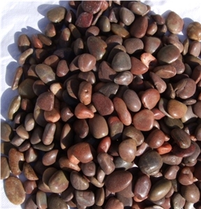 Brown Marble Pebble Stone,Natural Brown Marble Polished River Stone,Brown Gravels