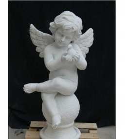 Child Angel Status & Sculpture,Beautiful Adult Angel Sculpture,White Marble Angel