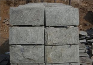 China Green Quartzite Mushroom Stone