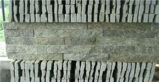 China Green Quartzite Mushroom Stone