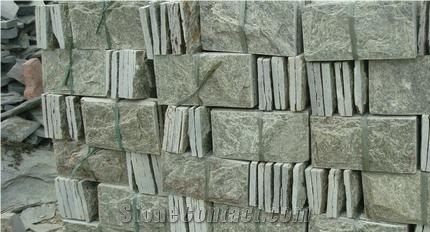 China Green Quartzite Mushroom Stone