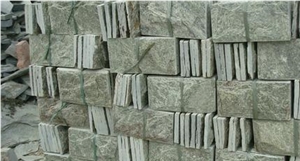 China Green Quartzite Mushroom Stone