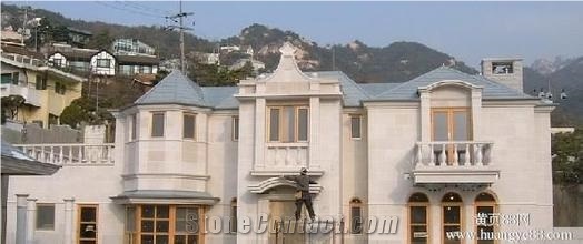 China White Sandstone Mushroom Stone