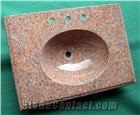 G562 Granite Countertops,China Red Granite,Maple Red Granite Kitchen Countertops