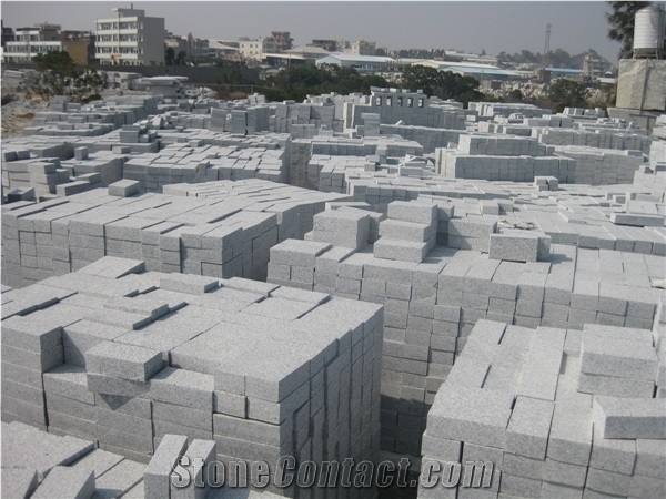G603 Granite Cube Stone,China Grey Granite Cobble Stone,High Quality & Best Price Padang Grey Granite Paving Stone
