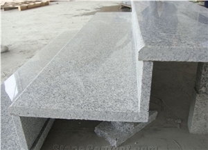 G603 Granite Stairs & Steps,Top Quality & Best Price Grey Granite Stairs,G603 Granite Grey Polished Flamed Stairs & Steps