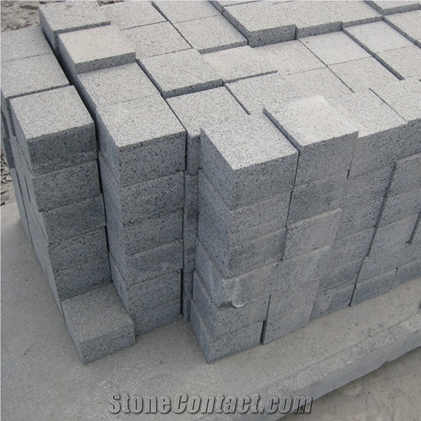 G654 Granite Cube Stone,Padang Dark Paving Stone,G654 Grey Granite Cobble Stone