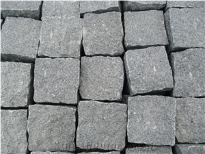 G654 Granite Cube Stone,Padang Dark Paving Stone,G654 Grey Granite Cobble Stone