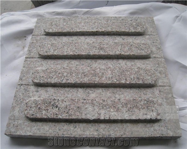 G664 Granite Blind Stone,Luoyuan Red Granite Blind Paving Stone,China Red Blind Road Stone