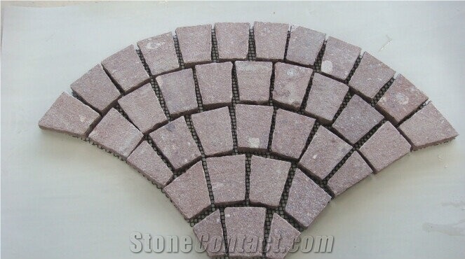 G666 Red Granite Paving Stone