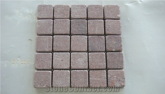 G666 Red Granite Paving Stone