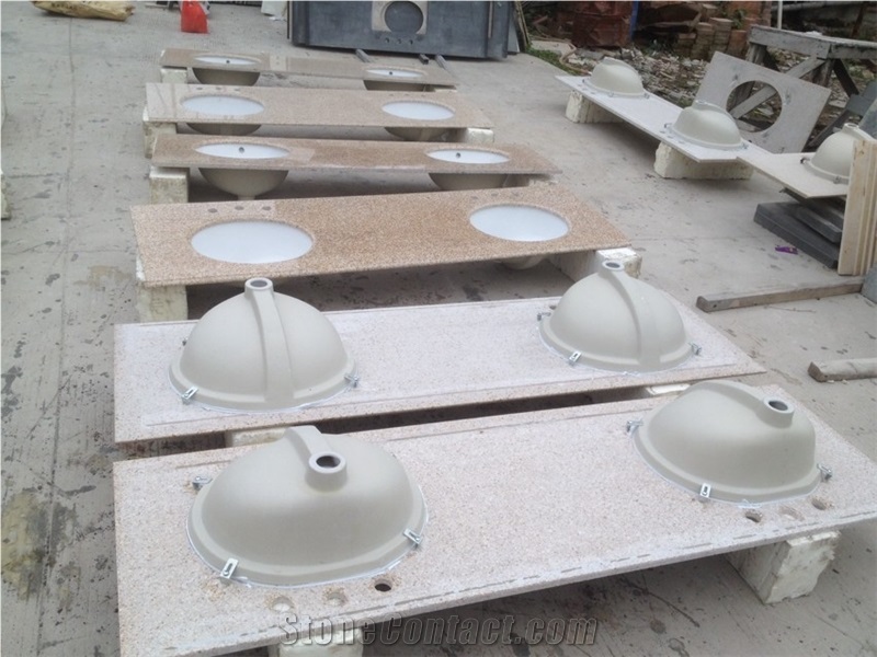 G682 Granite Bath Tops