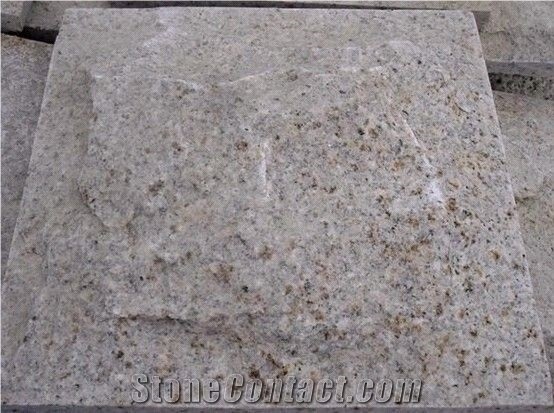 G682 Granite Mushroom Stone,Rusty Yellow Mushroom Wall Cladding,Sunset Golden Walling