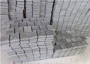 G684 Black Basalt Cube Stone,G684 Fuding Black Basalt Machine Cut Paving Stone,Impala Black Cobble Stone