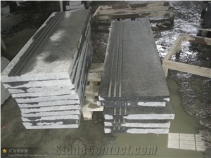 G684 Black Basalt Stairs & Steps,Black Polished Honed Surface Stairs & Risers G684 Black Basalt Stairs & Steps,Black Polished Honed Surface Stairs & Risers
