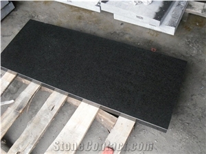G684 Black Basalt Stairs & Steps,Black Polished Honed Surface Stairs & Risers