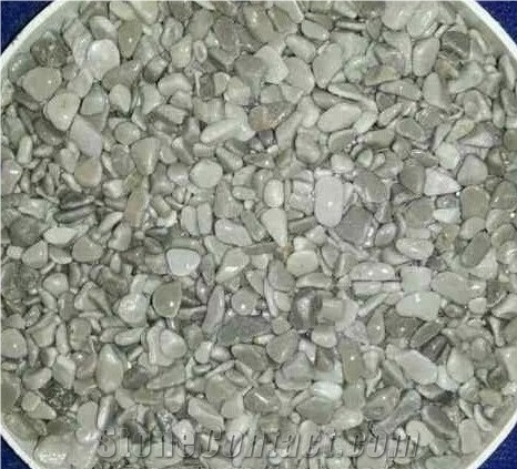 Grey Marble Pebble Stone,Natural Grey Marble Polished River Stone,Grey Gravels