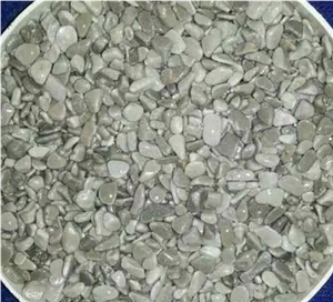 Grey Marble Pebble Stone,Natural Grey Marble Polished River Stone,Grey Gravels