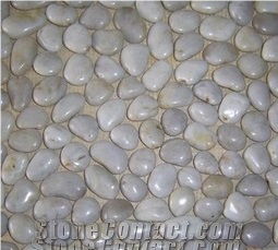 Grey Marble Pebble Stone,Natural Grey Marble Polished River Stone,Grey Gravels