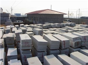 High Quality Competitive Price,G603 Flamed Sesame White Grey Natural Stone Cube Stone Pavers