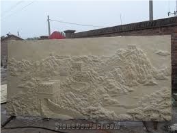 High Quality Natural Marble Relief & Etching