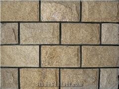 High Quality Yellow Quartzite Mushroom Stone for Wall