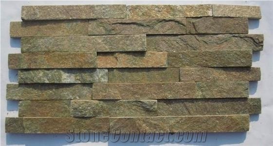 High Quality Yellow Quartzite Mushroom Stone for Wall
