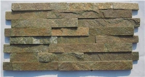 High Quality Yellow Quartzite Mushroom Stone for Wall